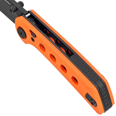 Nóż składany Reate PL-XT Orange G10, Black PVD Nitro-V