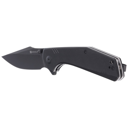 Nóż składany Sencut Actium Black G10, Black Stonewashed D2 (SA02C)