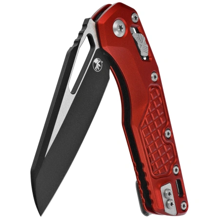 Microtech MSI S/E Knife Merlot Frag Aluminum, Black M390MK by Tony Marfione (210-1FRMR)