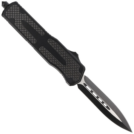 Dulotec OTF Knife Aluminium / Carbon Fiber, Two-Tone Finish 3Cr13MoV (K184A)