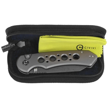 Nóż składany Civivi Pragma Prime Gray Aluminium, Damascus (C24067-DS1)