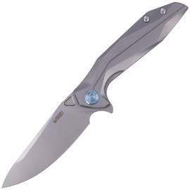 Kubey Nova Knife Gray Titanium, Bead Blasted 14C28N (KB235F)