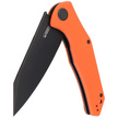 Nóż składany Kubey Flash KU158G Orange G10, Blackwashed AUS-10
