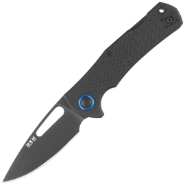 Nóż składany MKM Lov Black FRN, Black Top Shield N690 by Jesper Voxnæs (MK LV-PBK)