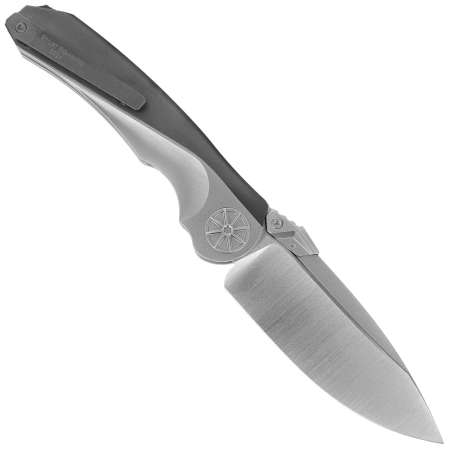Rike Knife Tissot Black Titanium, Satin M390 (RK-Tissot 1-B)