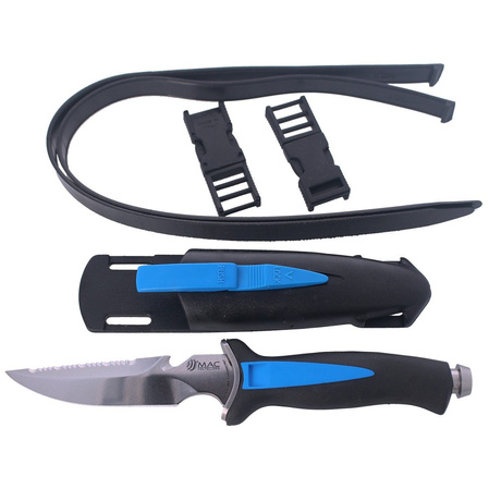 MAC Coltellerie Aquatys Blue Diving Knife 120mm (MC AQT12.B)
