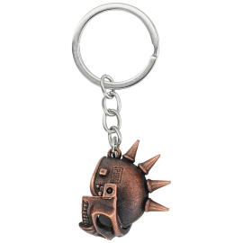 Barbaric Thorn Skull Key-Ring Bronze Zamak (16218-BR)