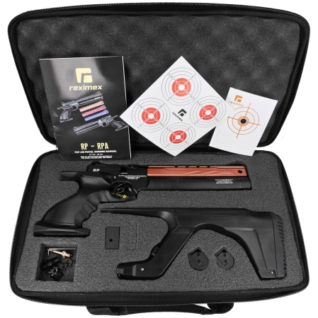 Reximex RP Copper Red 4.5mm PCP Air Pistol with Regulator