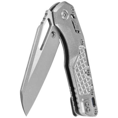 Nóż składany Microtech MSI S/E Ram-Lok Marfione Select Frag Titanium, Blue HW, Stonewashed M390MK by Tony Marfione (210-10FRMS2)