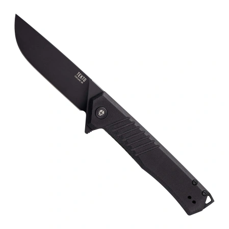 Tekto F1 Alpha Knife Black G10, Black HW, Black D2