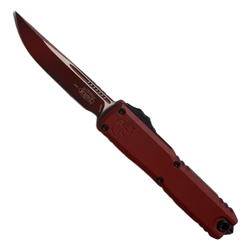 Microtech Ultratech Gen III ZBP S/E OTF Knife Cerakote Weathered Crimson Aluminium, Cerakote Weathered Crimson M390MK by Tony Marfione (1121-1WCM)