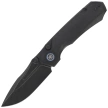 Remette Rhino Knife Black G10, Black Stonewashed Titanium D2 (RNDG1)
