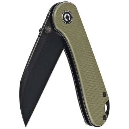 Civivi Knife Elementum Wharncliffe OD Green G10, Black Nitro-V (C18062AF-2)