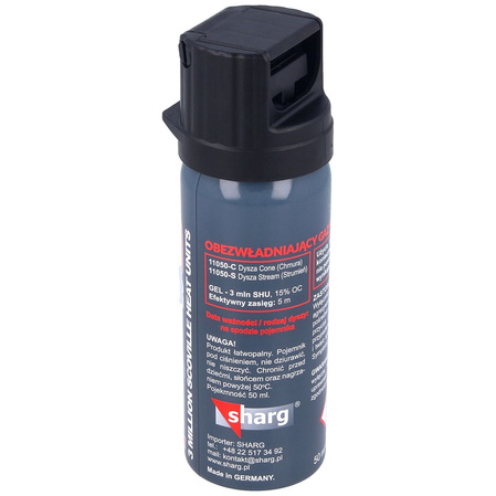 Gaz pieprzowy Sharg Graphite Gel 3mln SHU, Stream 50ml (11050-S)