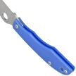 Spyderco Grasshopper Knife Blue G10, Satin 12C27 (C138GBLP)