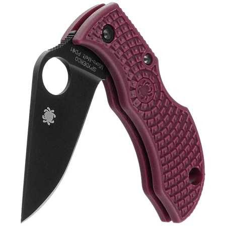 Nóż składany Spyderco Manbug Sprint Run Burgundy FRN, TiCN Micro-Melt PD#1 by Sal Glesser (MBBGBKP)