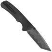 Civivi Brazen Button Lock Knife Twill Carbon Fiber Overlay on Black G10, Damascus (C19059C-DS1)