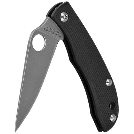 Nóż składany Spyderco Honeybee Black G10, Satin 12C27 (C137GBKP)