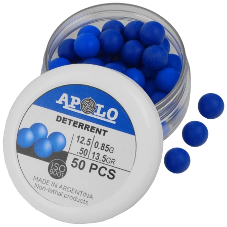 Apolo Deterrent Poly Light .50 cal polymer rounds, 0.85 g, 50 pcs