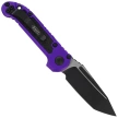 Microtech LUDT Gen III T/E Automatic Knife Purple Aluminum, Black M390MK by Tony Marfione (1136-1PU)