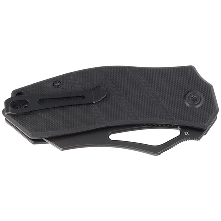 Nóż składany Kubey Ceyx Black G10, Blackwashed D2 (KU335D)