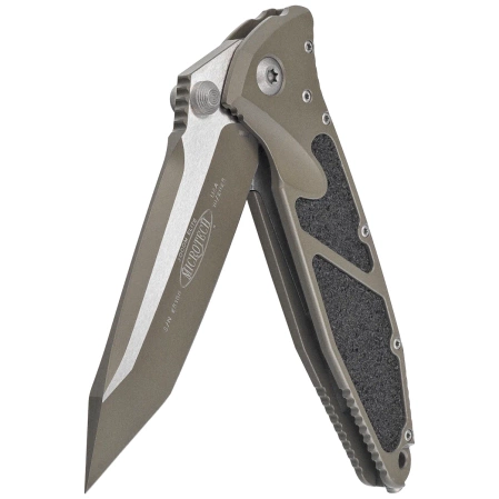 Microtech Socom Elite T/E-M Knife Cerakote Moss Green Aluminum, Cerakote Moss Green M390MK by Tony Marfione (161-1MG-C21Z13)