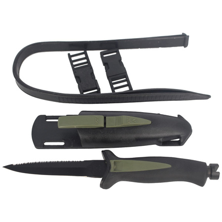 MAC Coltellerie Aquatys 11 2 Green, Diving Knife 120mm
