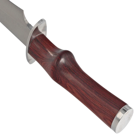 Muela Hunter-17R Red Pakka Wood, Satin X50CrMoV15