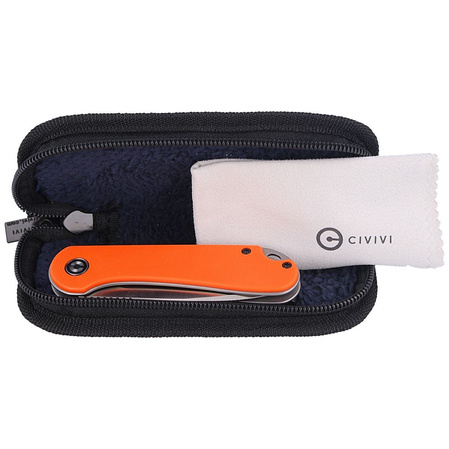 CIVIVI Knife Elementum Flipper Orange G10, Satin Finish (C907R)