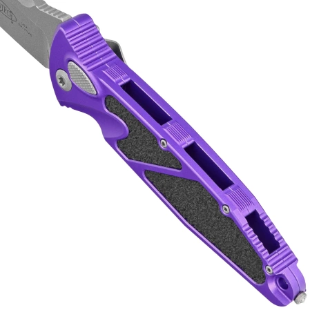 Microtech Socom Elite Auto S/E Automatic Knife Purple Aluminum, Apocalyptic M390MK by Tony Marfione (160A-10APPU)