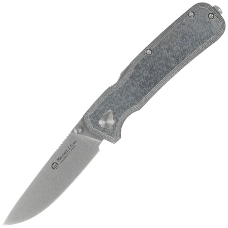 Maserin 630 Pulse Knife Denim Jeans Micarta, Stonewashed MagnaCut by Igor Bortolussi (630/MCJ)