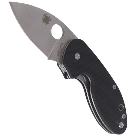 Nóż składany Spyderco Insistent G-10 Black Plain (C246GP)