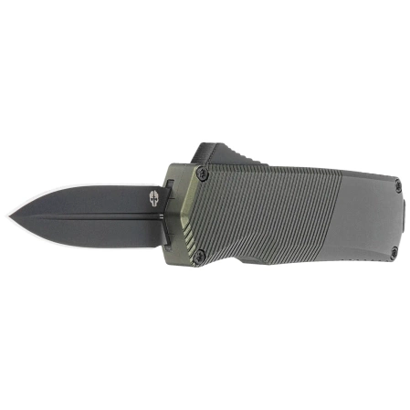 Nóż automatyczny OTF Tekto A5 Spry Mini D/E OD Green Aluminium, Black CPM S35VN