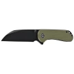 Civivi Knife Elementum Wharncliffe OD Green G10, Black Nitro-V (C18062AF-2)