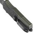 Tekto A5 Spry Mini T/E OD Green Aluminum OTF Knife, Black CPM S35VN
