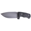 LionSteel Tactical Knife Black Micarta, Satin Niolox by Molletta (T5 MI)
