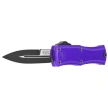 Microtech Hera II Mini Bayonet Purple Aluminum, Black M390MK by Tony Marfione (1701M-1PU)