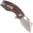 Bestech Knife Lizard Black/Orange G10, Satin/Bead Blast D2 Knife (BG39A)