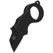 FOX Mini-TA Folding Knife FRN Black, Black Idroglider (FX-536 B)