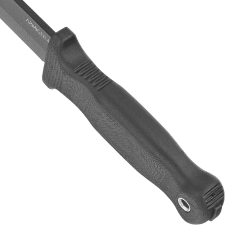 Nóż Demko Armiger 4 Spear Point Black TPR, Black Powder Coated 80CrV2 by Andrew Demko (ARM4-80CrV2-BLK-SPR)