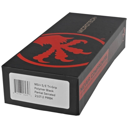 Nóż składany Microtech MSI S/E Black Polymer, Black/Satin P/S M390MK by Tony Marfione (210T-2PMBK)