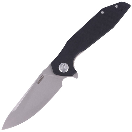 Kubey Knife Nova Black G10, Bead Blasted D2 (KU117A)