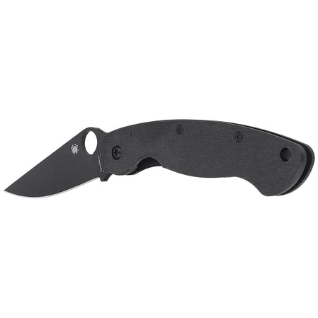 Nóż składany Spyderco Military G-10 Black / Black Blade (C36GPBK)