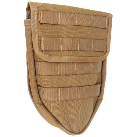 Fox Folding Spade Nylon/Fiberglass, Black Idroglider Coyote Sheath (FX-0171111)