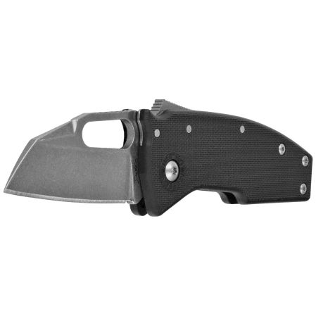 Demko Nano-Shark SF Knife Black GRN, Stonewashed AUS10A by Andrew Demko (NANO-10A-Black GRN-SF)