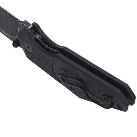 FOX Kea Black G10, Black Stonewashed N690Co by Jared Wihongi knife (FX-650)