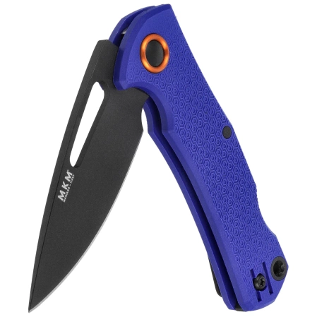 Nóż składany MKM Lov Blue FRN, Black Top Shield N690 by Jesper Voxnæs (MK LV-PBL)