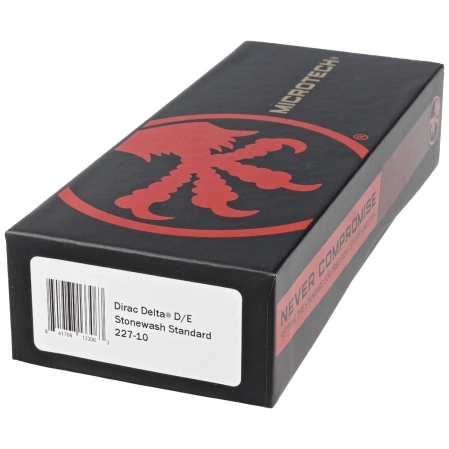 Nóż automatyczny OTF Microtech Dirac Delta D/E Black Aluminium, Stonewashed by Tony Marfione (227-10)