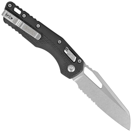 Nóż składany Microtech MSI S/E Ram-Lok Black Tri-Grip Polymer, Stonewashed P/S M390MK by Tony Marfione (210T-11PMBK)