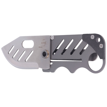 Böker Plus Credit Card Knife Titanium / G10, Satin 440C by John Kubasek (01BO010)